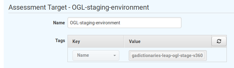 Amazon Inspector assessment target
