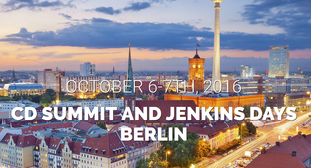 CD Summit and Jenkins Days Berlin Splash Screen