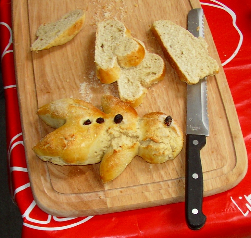 Il Grittibänz appena sfornato