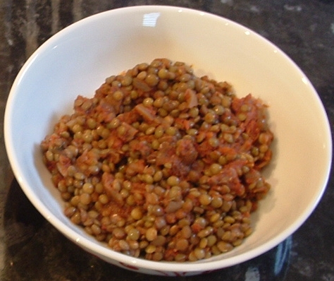 Lenticchie al sugo
