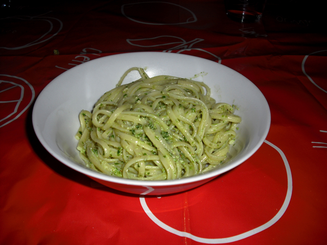 Linguine al pesto di prezzemolo