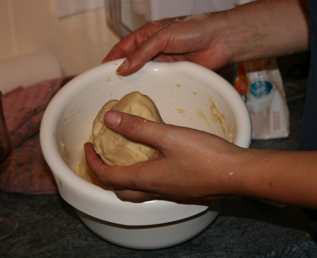 The dough when it is ready