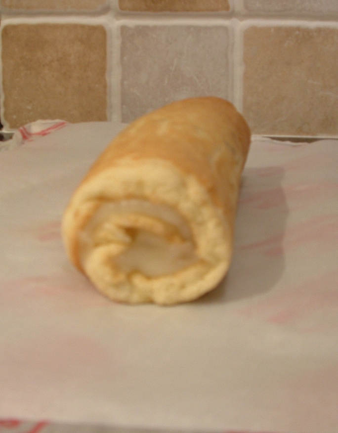 Roll with cream before wrapping