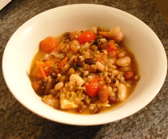 Zuppa di legumi in umido