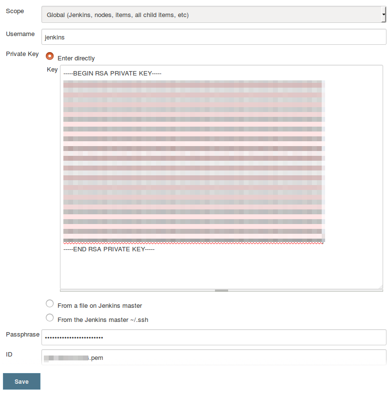 SSH agent plugin credentials