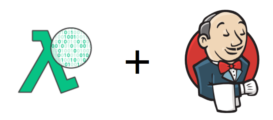 AWS Lambda and Jenkins logos