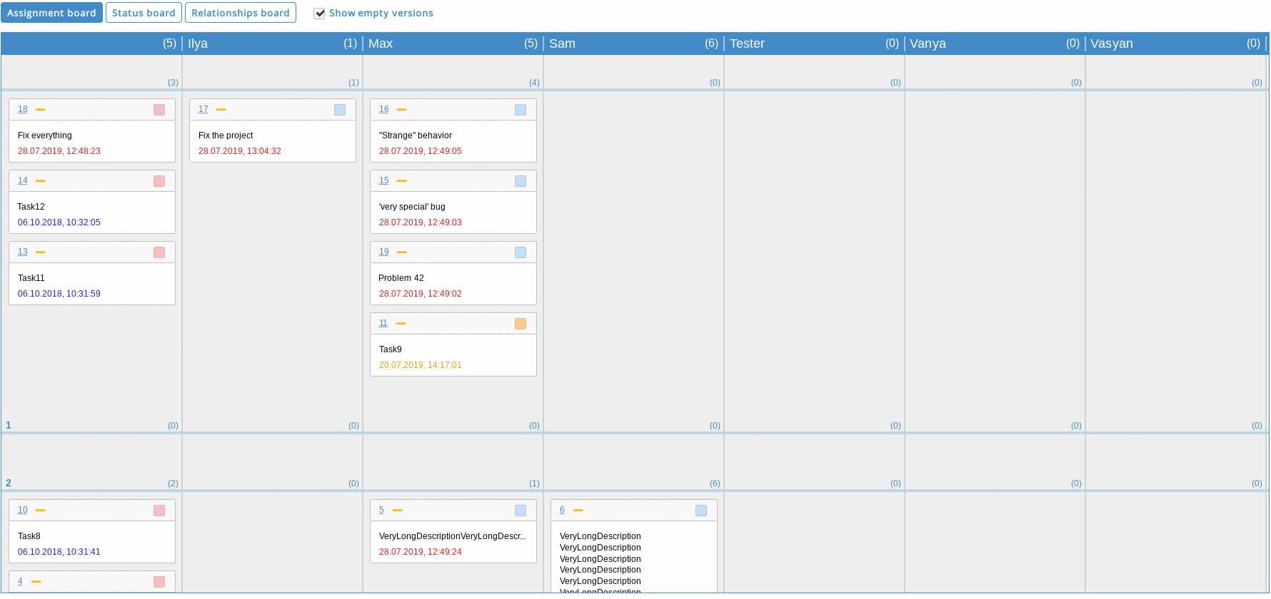 Mantis Taskodrome Assignee